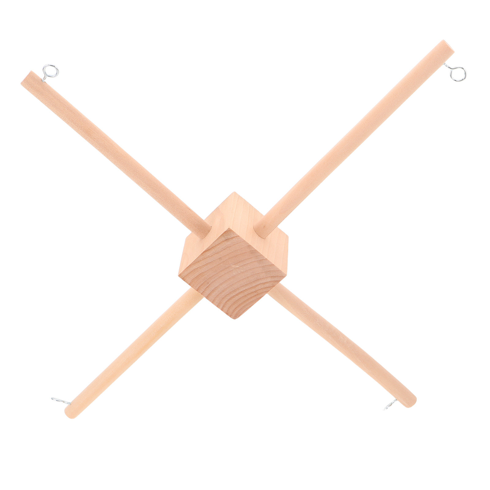 Baby Nursery Design - 1Set Wooden Baby Mobile Frame Neutral