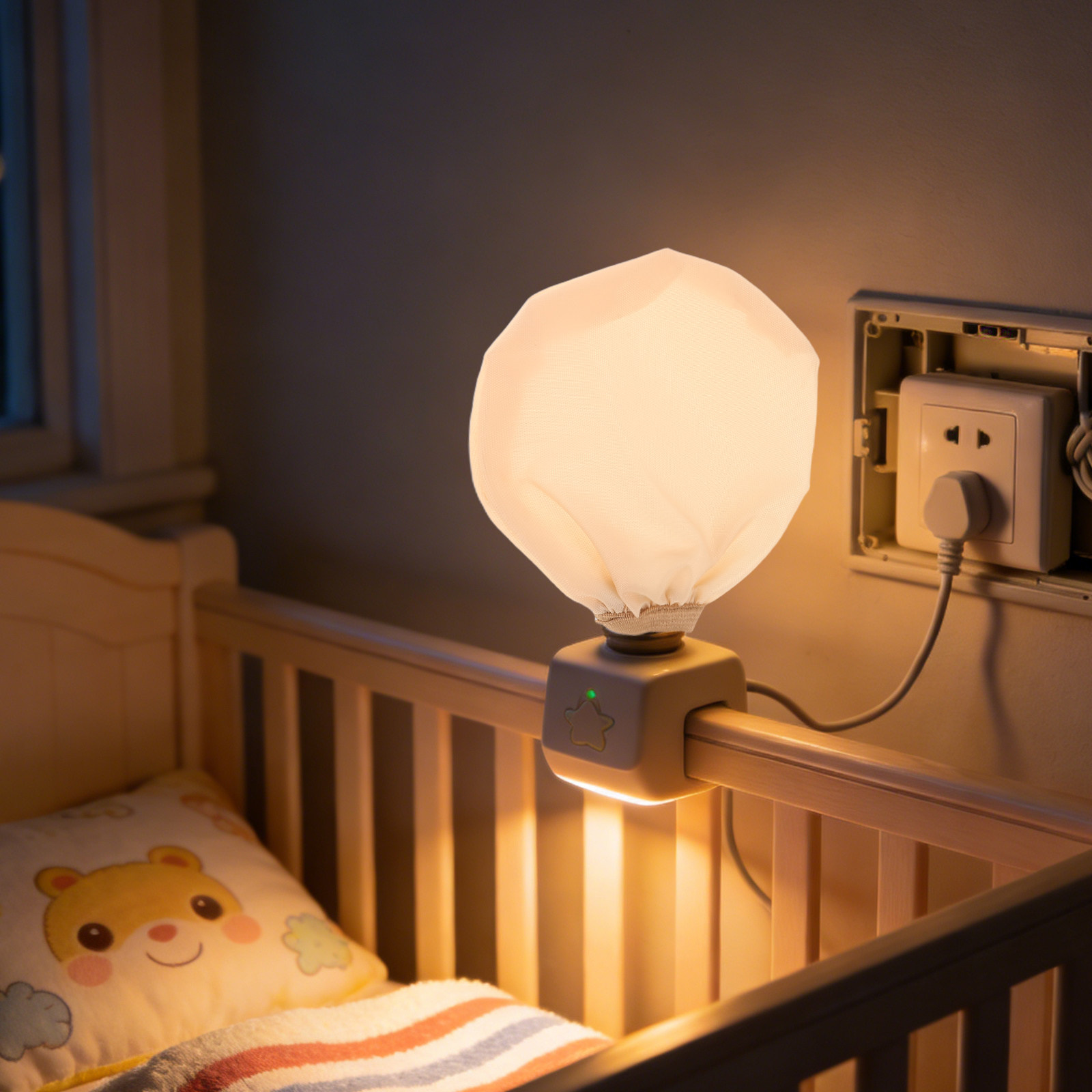 Baby Nursery Lampshade - Baby-Friendly Lamp Cover Diffuser Fabric for