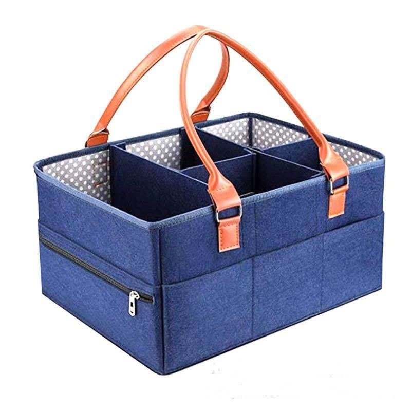 Baby Nursery Organization Ideas - Baby Felt Storage Nursery Organizer Basket