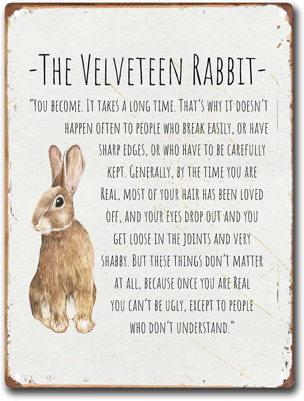 Baby Nursery Vintage Decor - The Velveteen Rabbit Vintage Nursery Wall