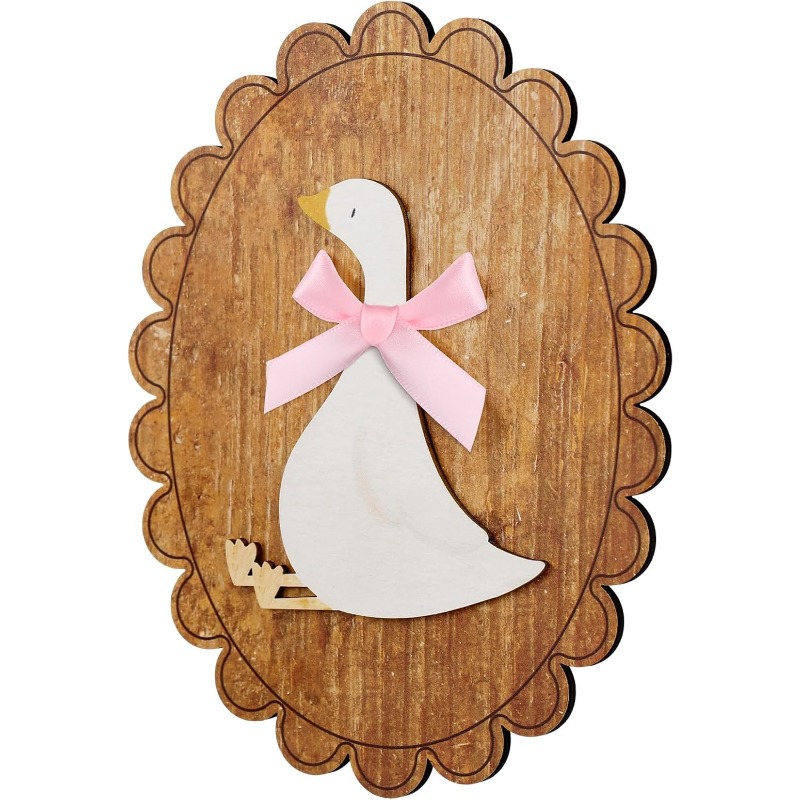 Whimsical Vintage Wooden Goose - Baby Nursery Vintage Decor review and price