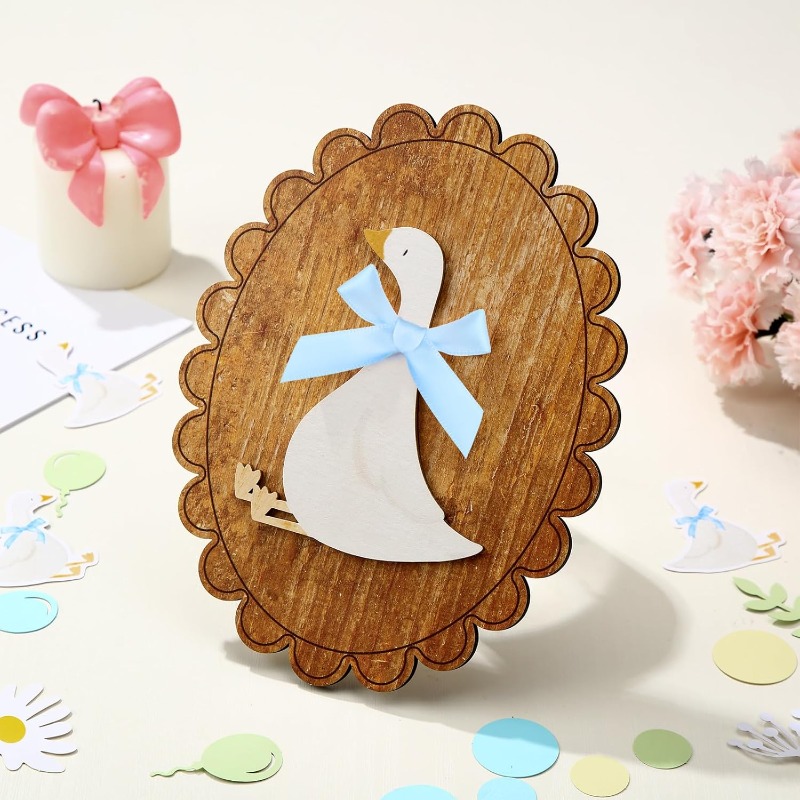 Whimsical Vintage Wooden Goose - Baby Nursery Vintage Decor review and price