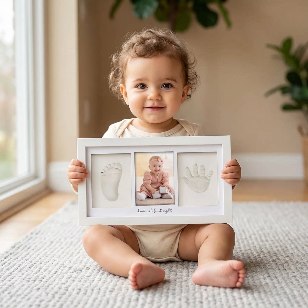 Baby Handprint Footprint Clay  - Baby Nursery Kit review and price