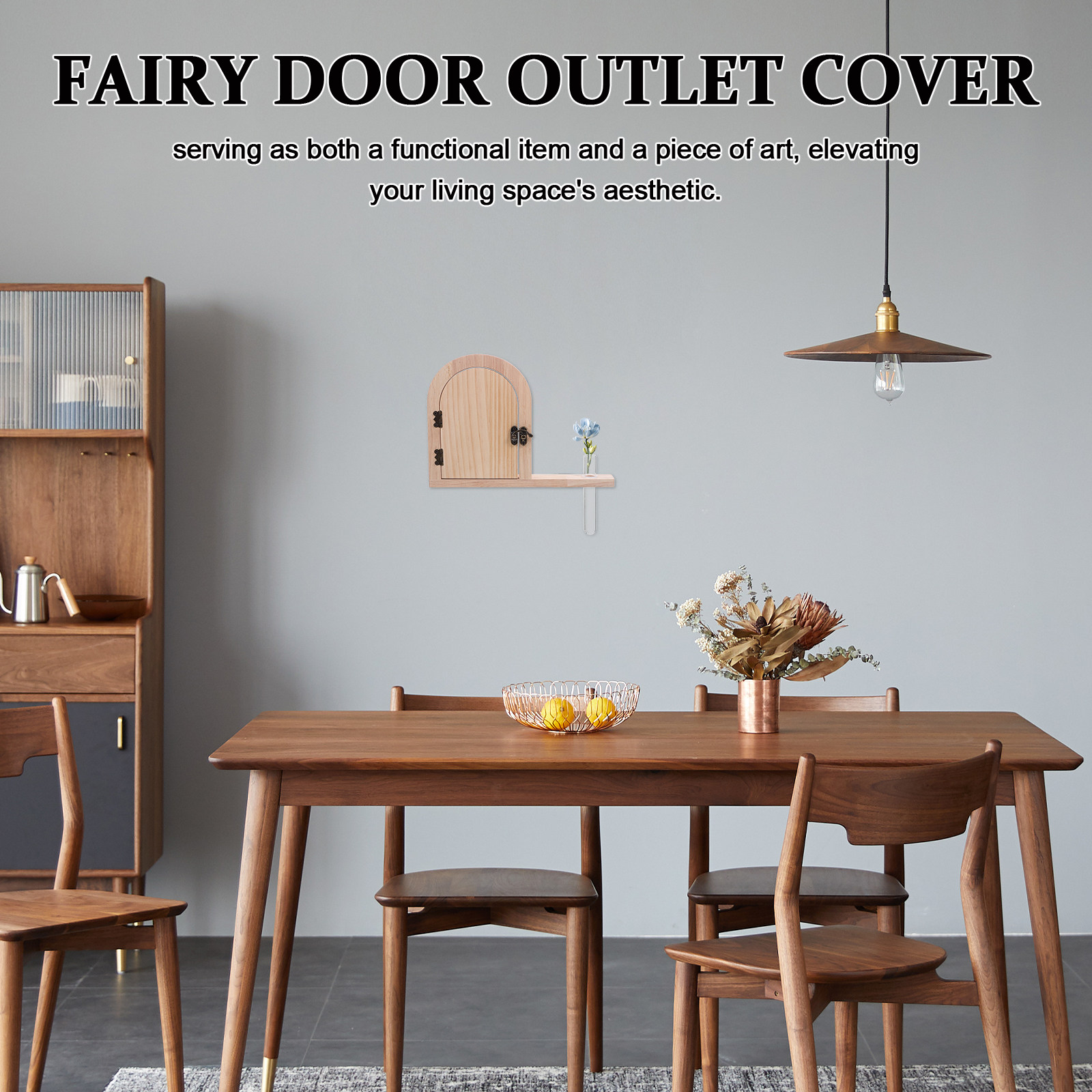 Rustic Wood Fairy Door Outlet  - Baby Nursery Vase review and price