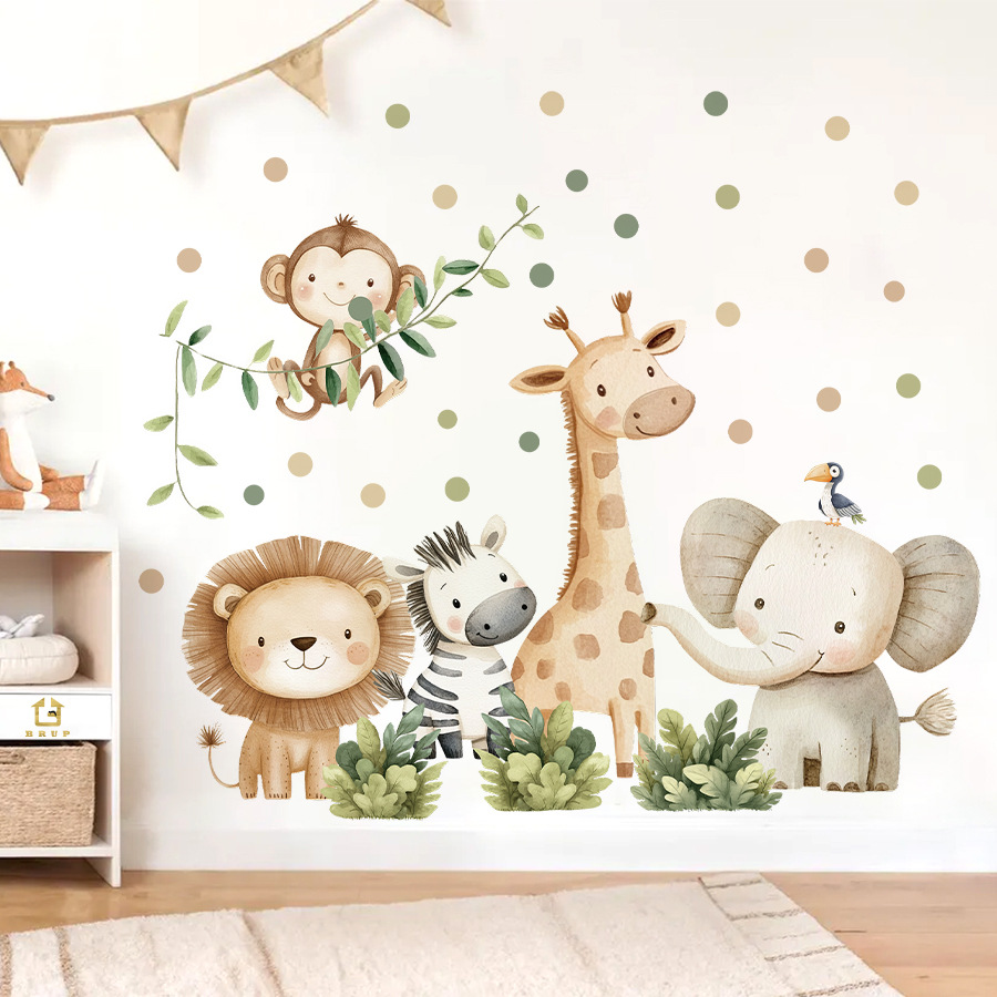 Boho Forest Animals Wall Stick - Baby Nursery Vinyl review and price