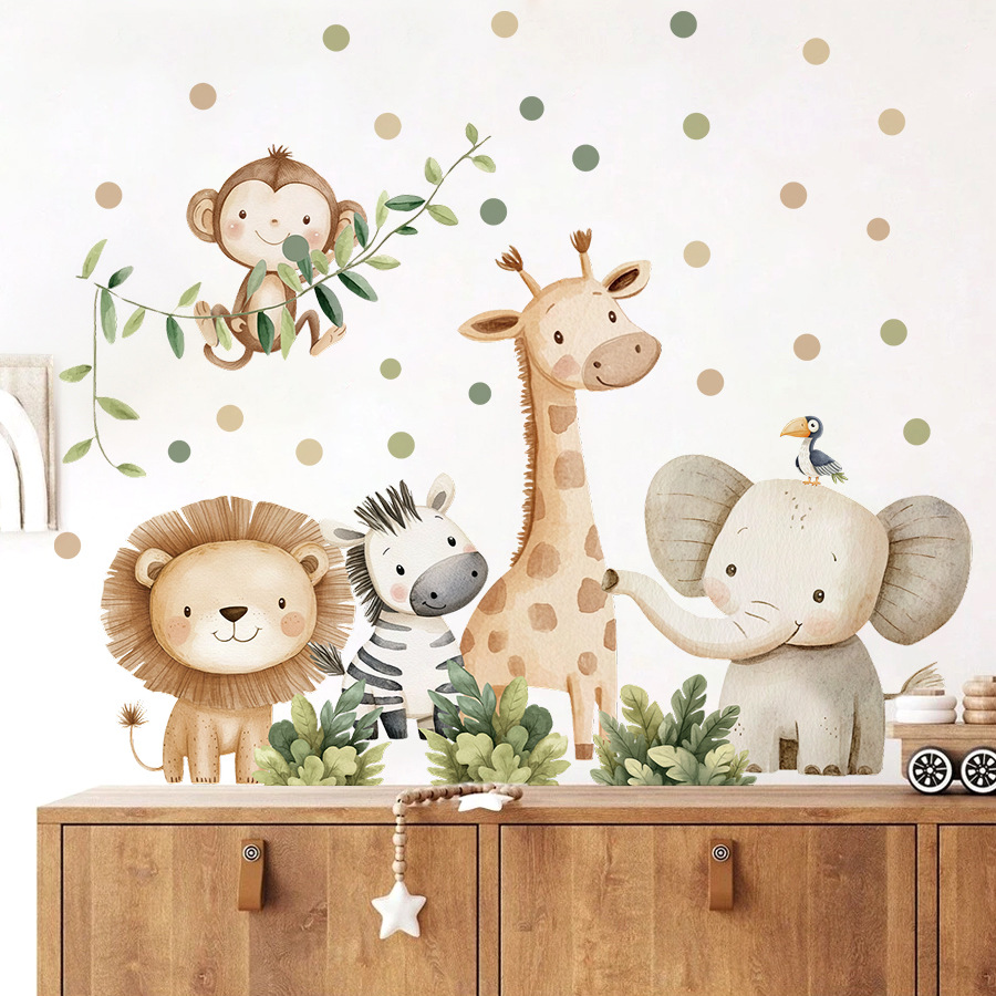 Boho Forest Animals Wall Stick - Baby Nursery Vinyl review and price
