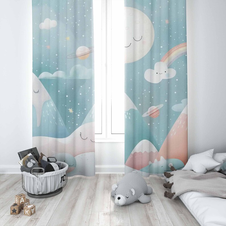 Mountain Rainbow Baby Nursery  - Baby Nursery Blackout Curtains review and price