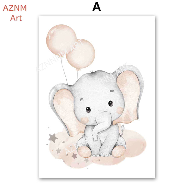 Elephant Balloon Rainbow Moon  - Baby Nursery Things review and price