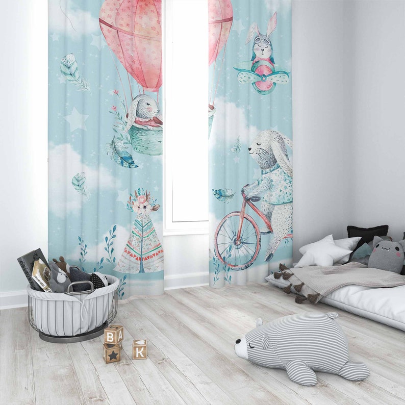 Little Bunny Nursery Curtain K - Baby Nursery Blackout Curtains review and price