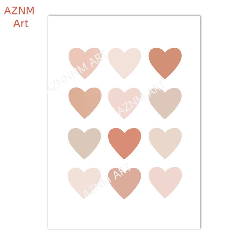 1/3PCS ，Cartoon Heart Rainbow  - Baby Nursery Art review and price