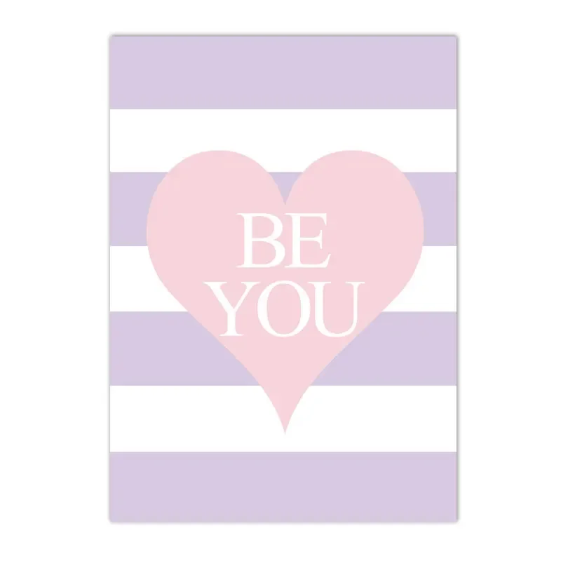 Pink Unicorn Rainbow Love Hear - Baby Nursery Quotes review and price