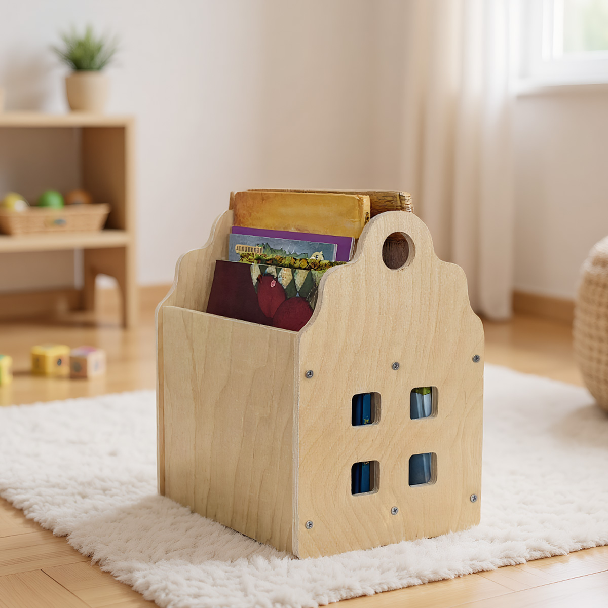 Toddler Bookshelf Double-Sided - Baby Nursery Books review and price