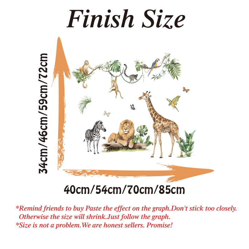 Large Jungle Animal Tropical L - Baby Nursery Package review and price