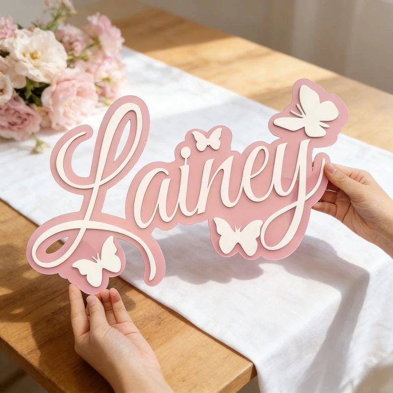Personalized Baby Name Plaque, - Baby Nursery Kids review and price