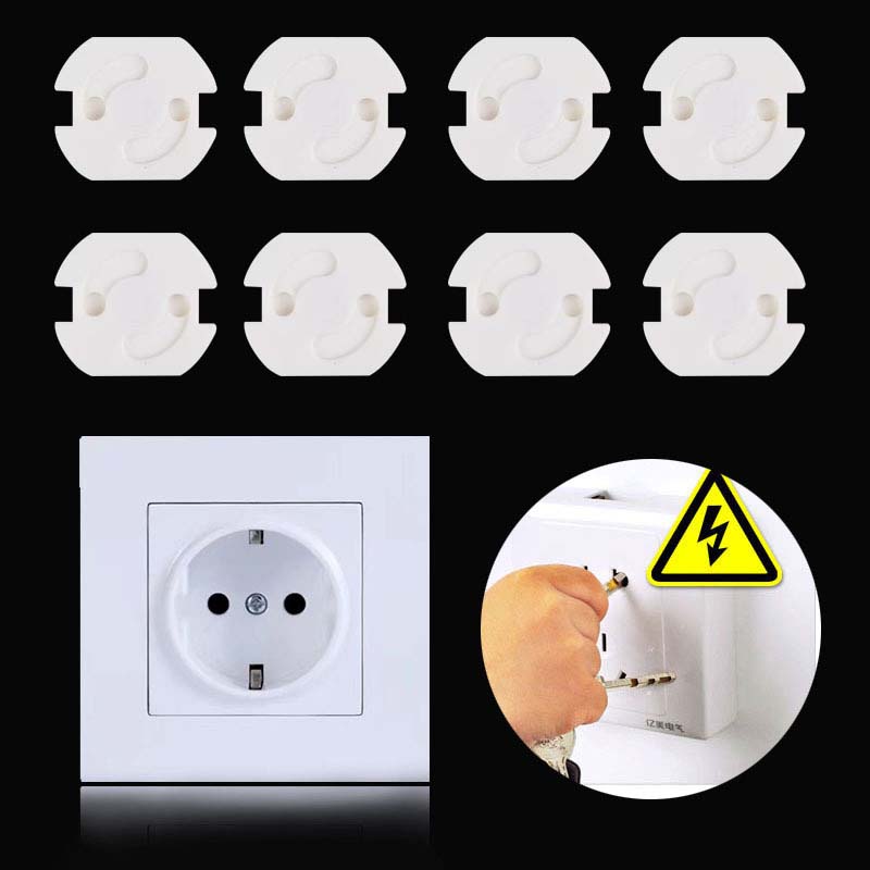 10Pcs EU Power Socket Electric - Outlet Cover Childproof review and price