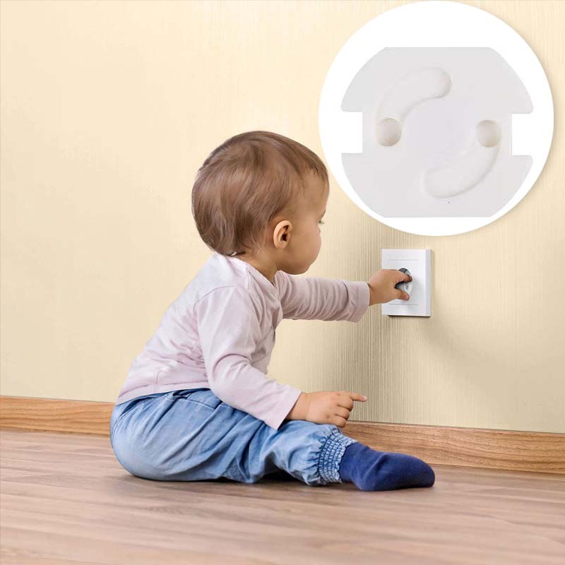 10Pcs EU Power Socket Electric - Outlet Cover Childproof review and price