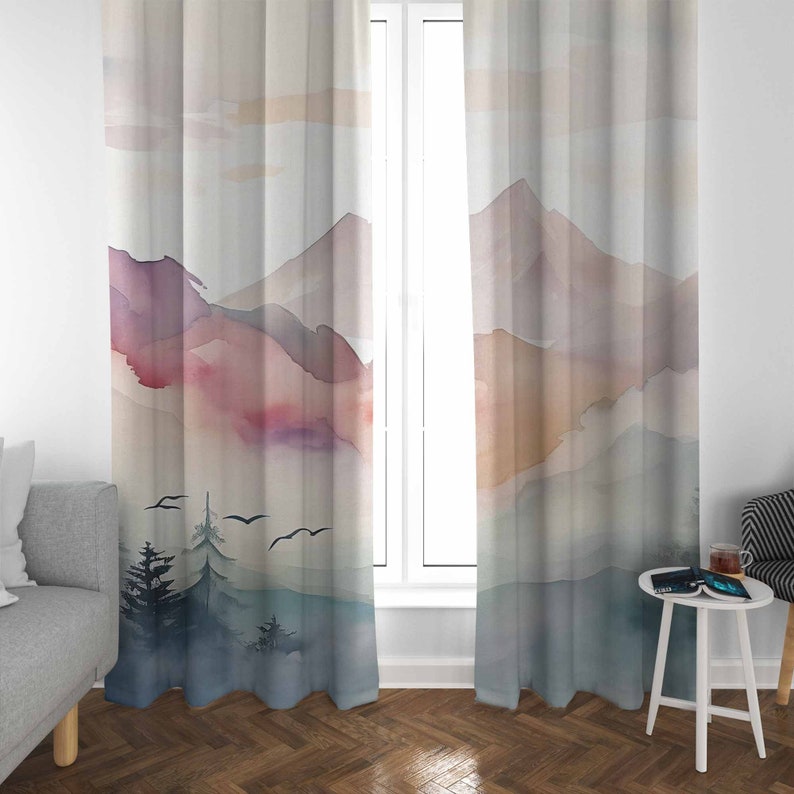 Mountain Forest Nursery Curtai - Baby Nursery Blackout Curtains review and price