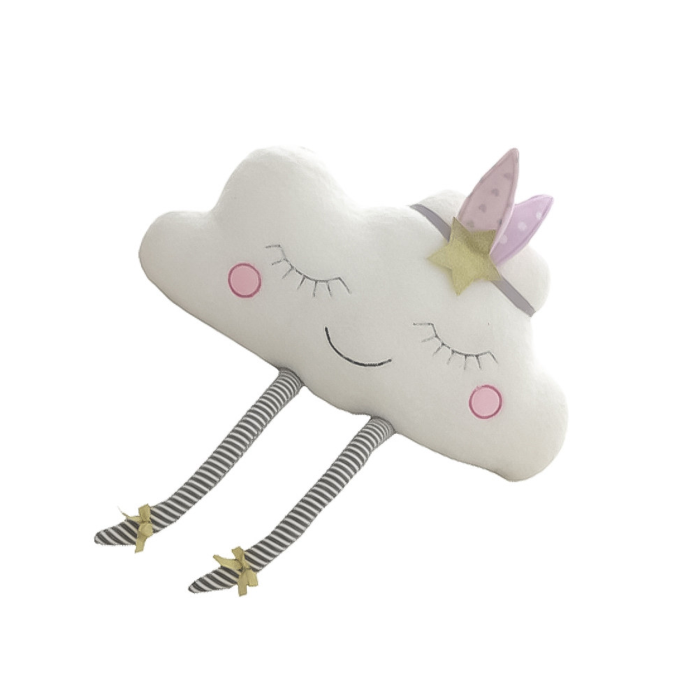 Smile Cloud Throw Pillow Soft  - Baby Nursery Pillow review and price