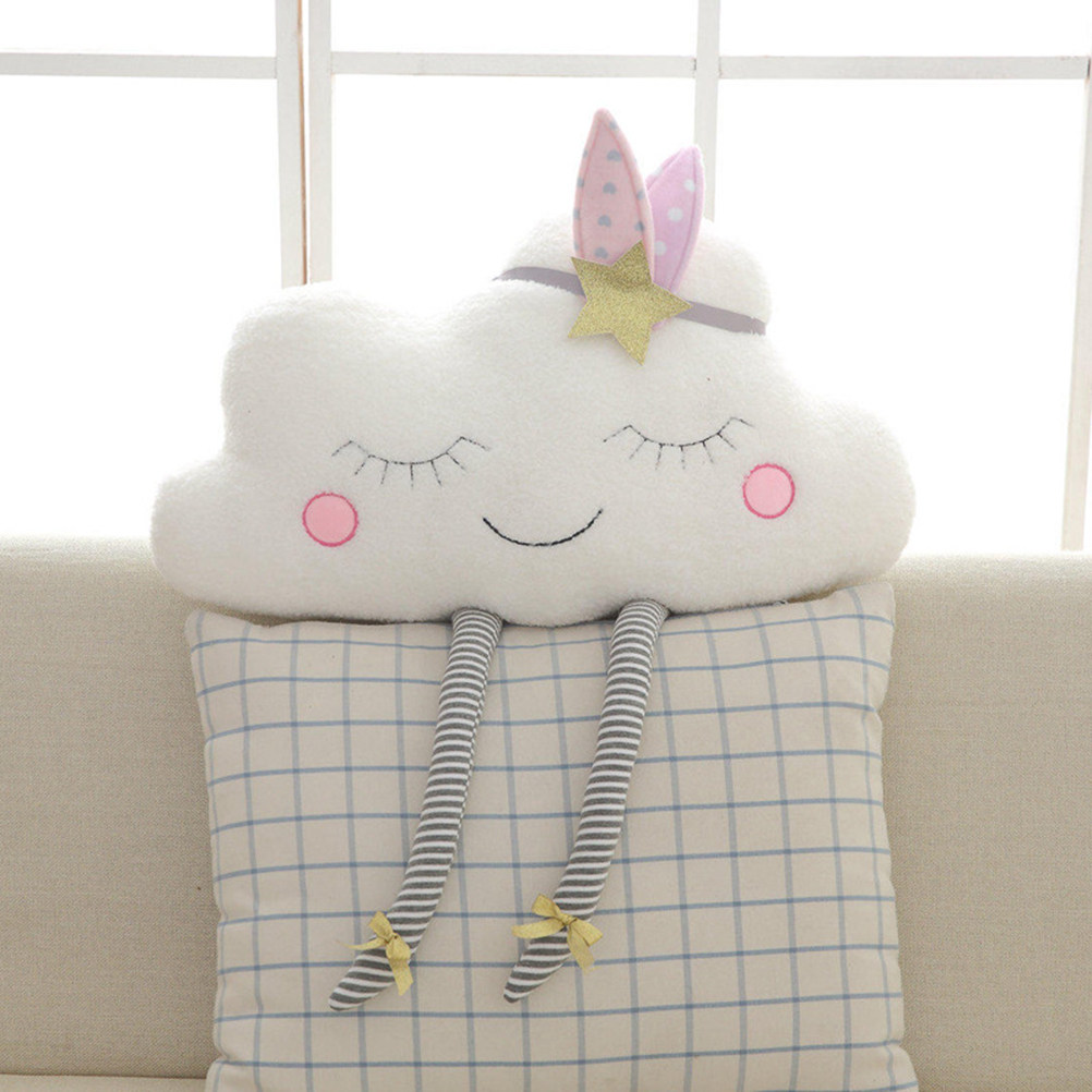 Smile Cloud Throw Pillow Soft  - Baby Nursery Pillow review and price
