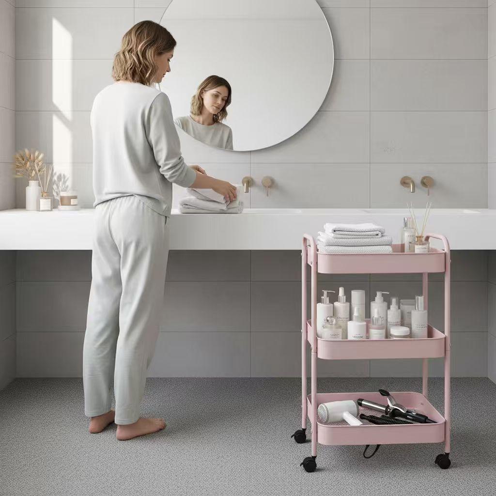3-Tier Rolling Storage Cart Ut - Baby Nursery Organization Ideas review and price