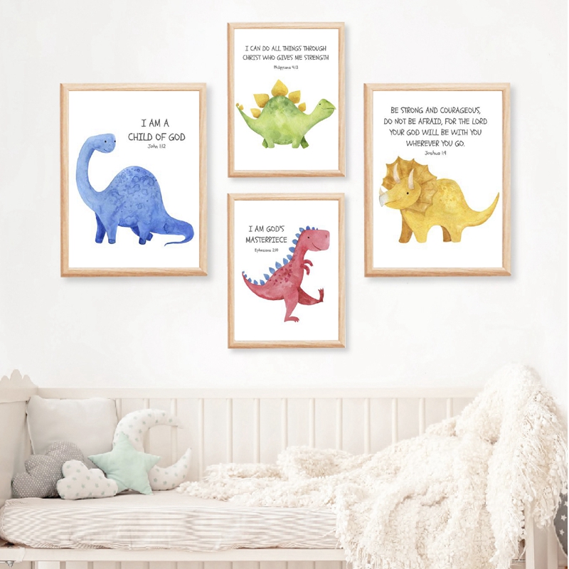 Kid's Bible Verse Quote Prints - Baby Nursery Quotes review and price