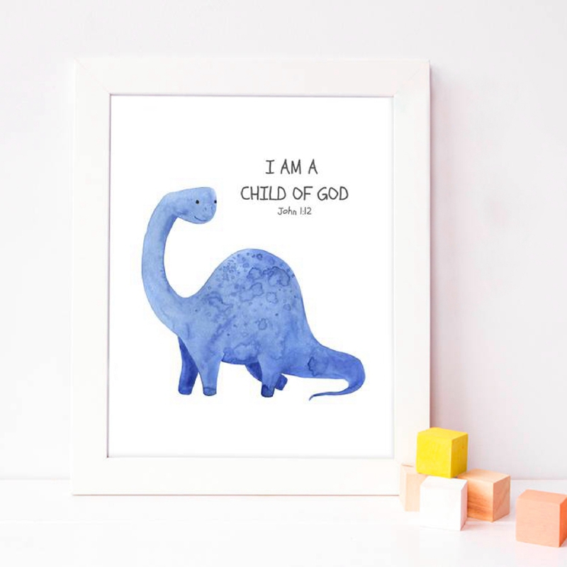Kid's Bible Verse Quote Prints - Baby Nursery Quotes review and price