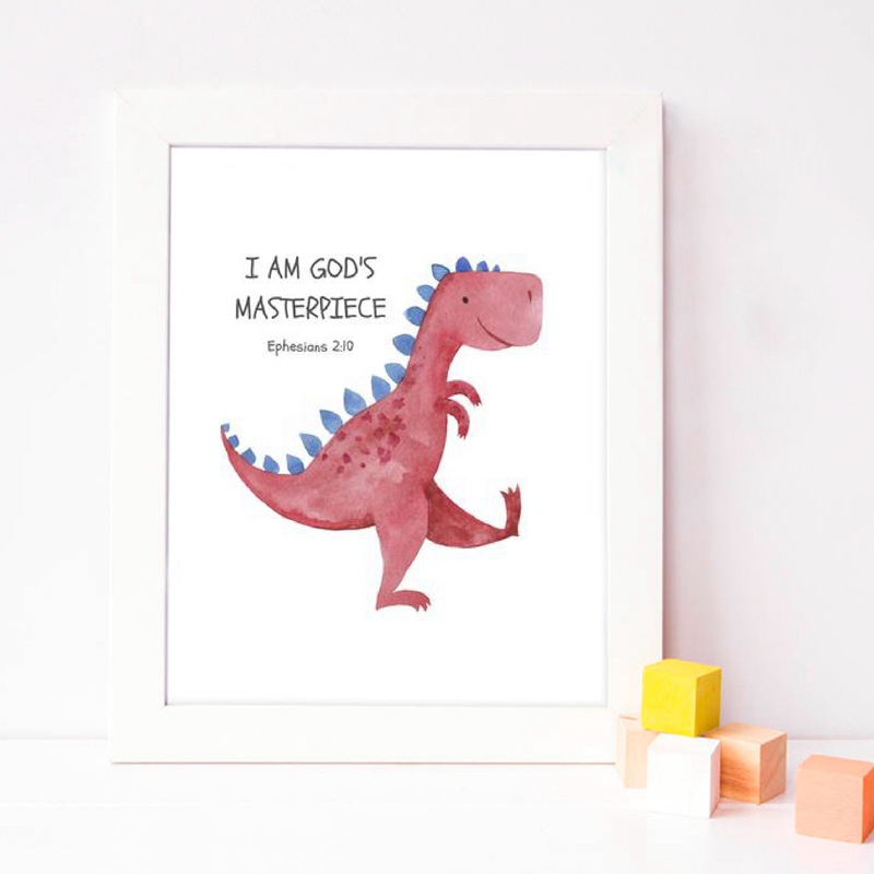 Kid's Bible Verse Quote Prints - Baby Nursery Quotes review and price