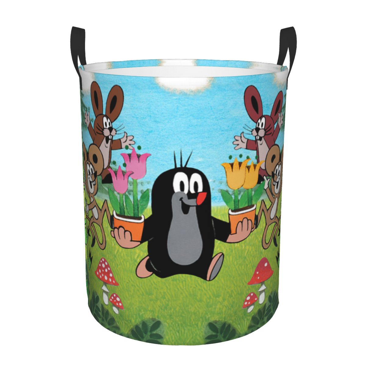 Happy Mole Laundry Basket Coll - Baby Nursery Things review and price