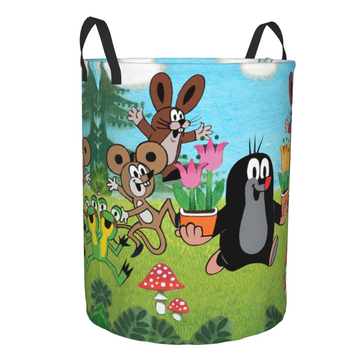 Happy Mole Laundry Basket Coll - Baby Nursery Things review and price