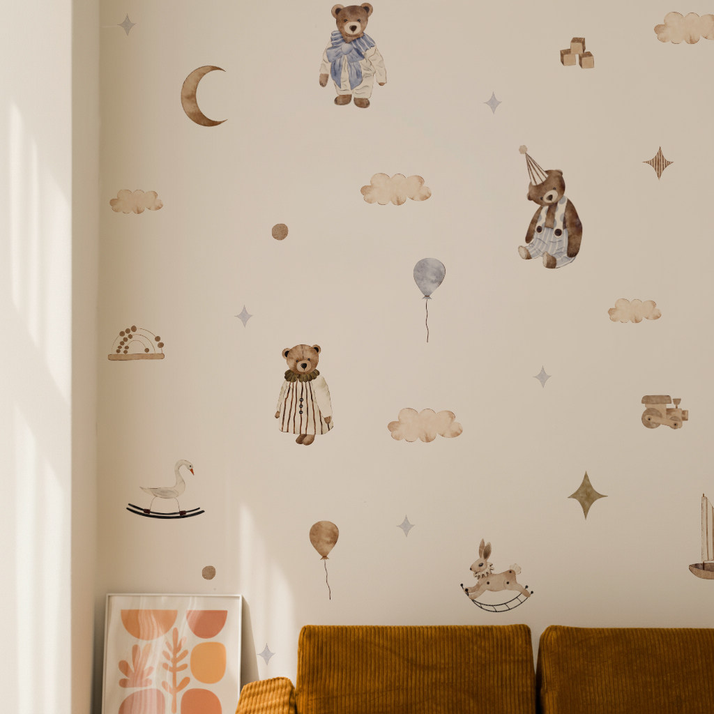 Boho Wall Stickers Vintage Cut - Baby Nursery Vintage Decor review and price