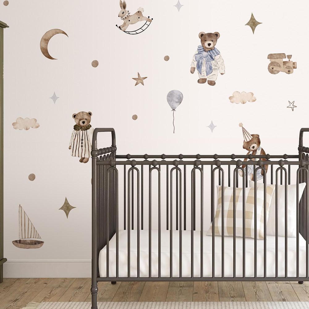 Boho Wall Stickers Vintage Cut - Baby Nursery Vintage Decor review and price