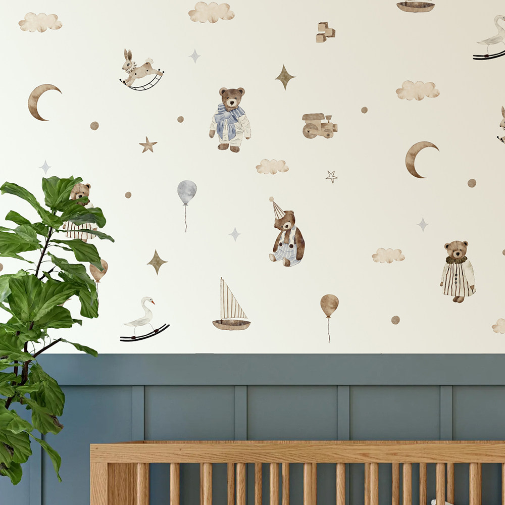Boho Wall Stickers Vintage Cut - Baby Nursery Vintage Decor review and price