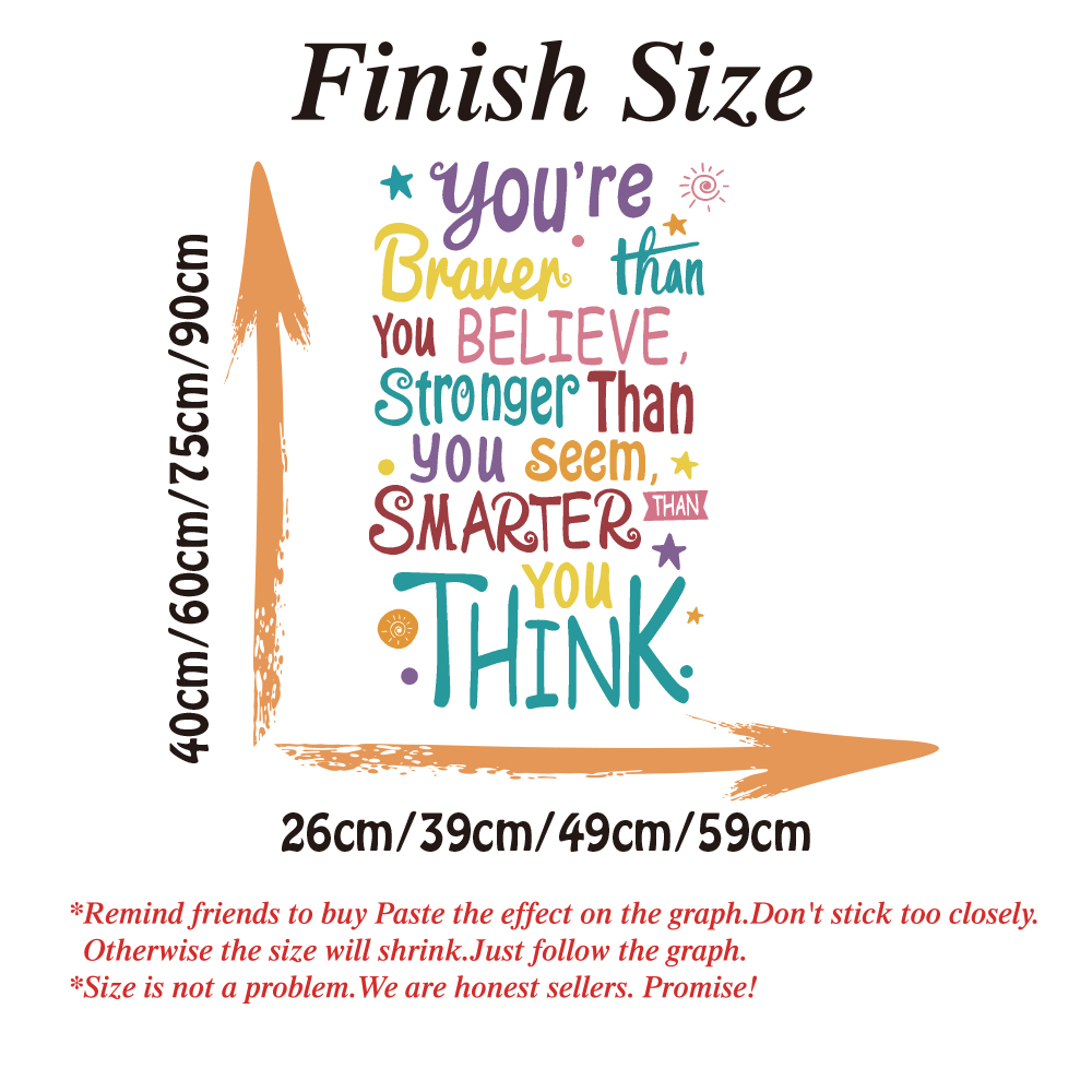 You Are Brave Smart Stronger S - Baby Nursery Quotes review and price