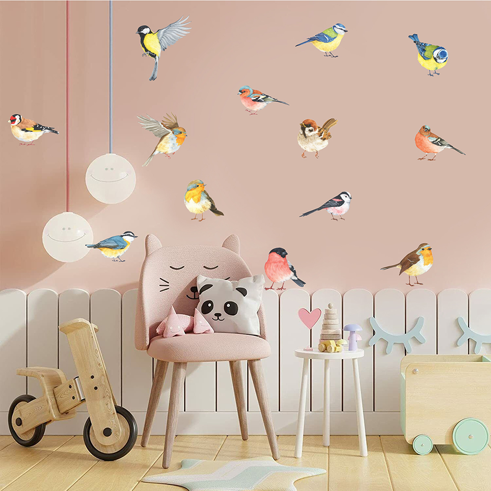 13pcs Little Birds Wall Sticke - Baby Nursery Package review and price