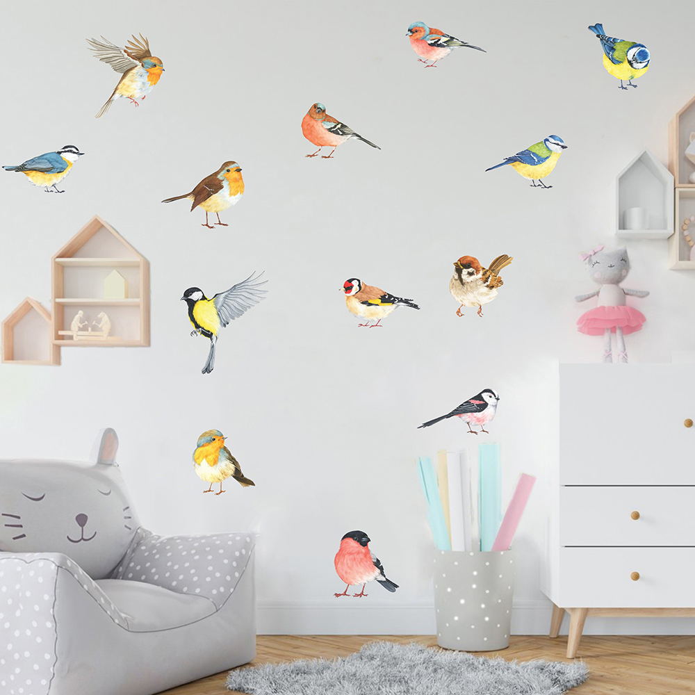 13pcs Little Birds Wall Sticke - Baby Nursery Package review and price