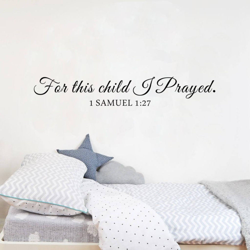 For This Child I Pray Samuel Q - Baby Nursery Quotes review and price