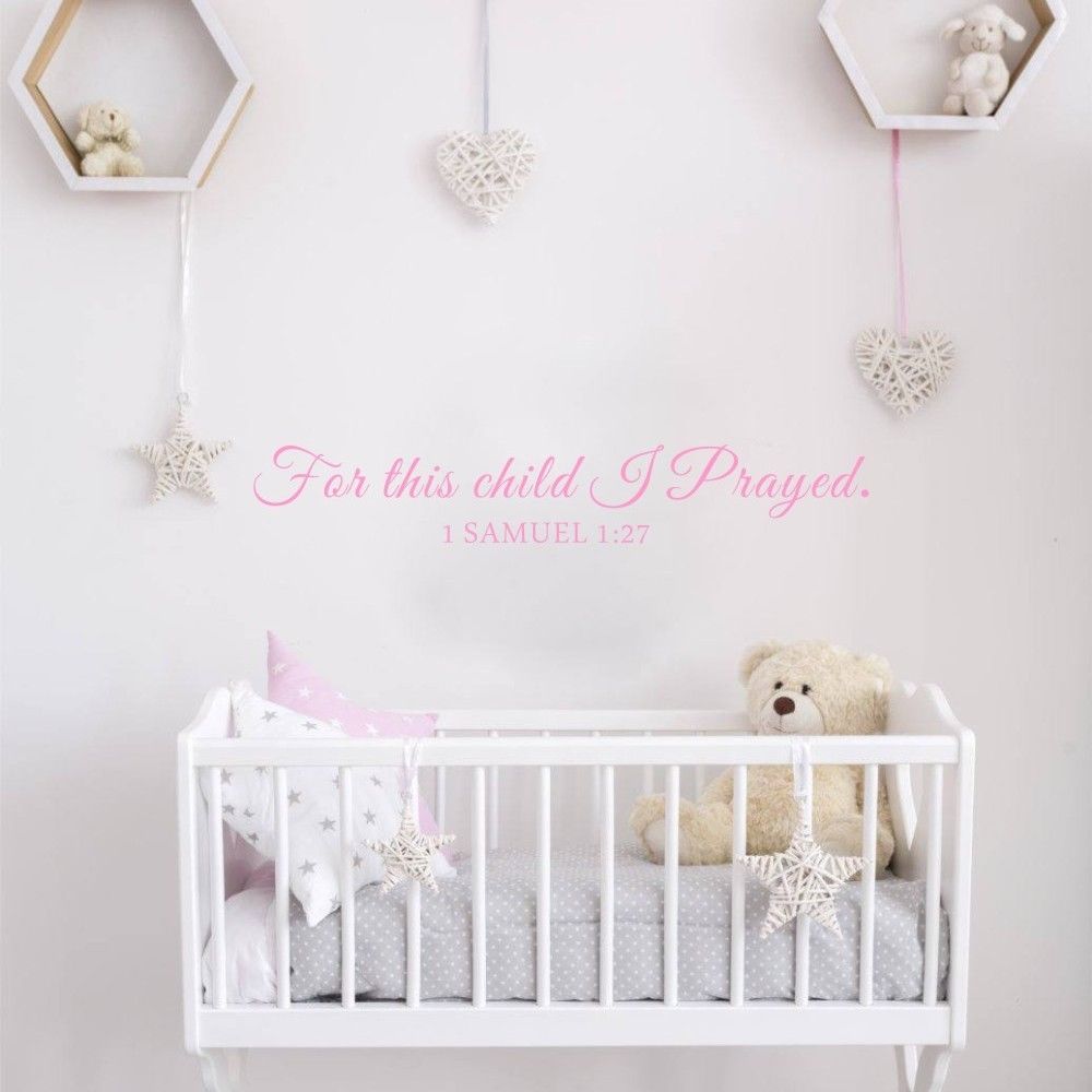 For This Child I Pray Samuel Q - Baby Nursery Quotes review and price
