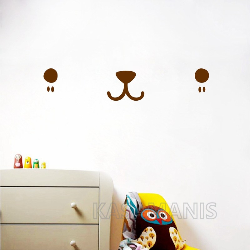 Cute Kawaii Face Wall Art Deca - Baby Nursery Package review and price