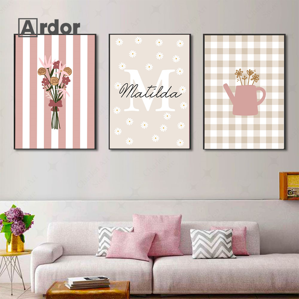 Personalized Name Wildflower N - Baby Nursery Vase review and price