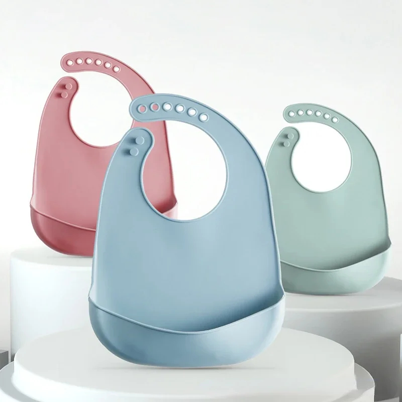 1-4Pcs Baby Bib Adjustable Wat - Baby Nursery Things review and price