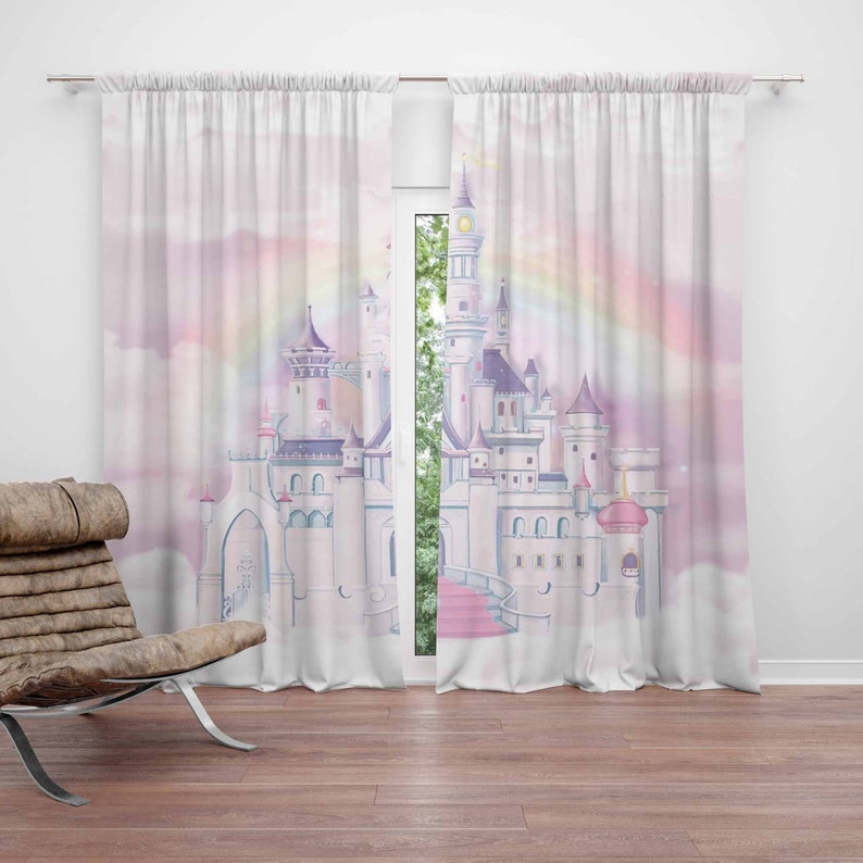 Princess Castle Nursery Curtai - Baby Nursery Blackout Curtains review and price