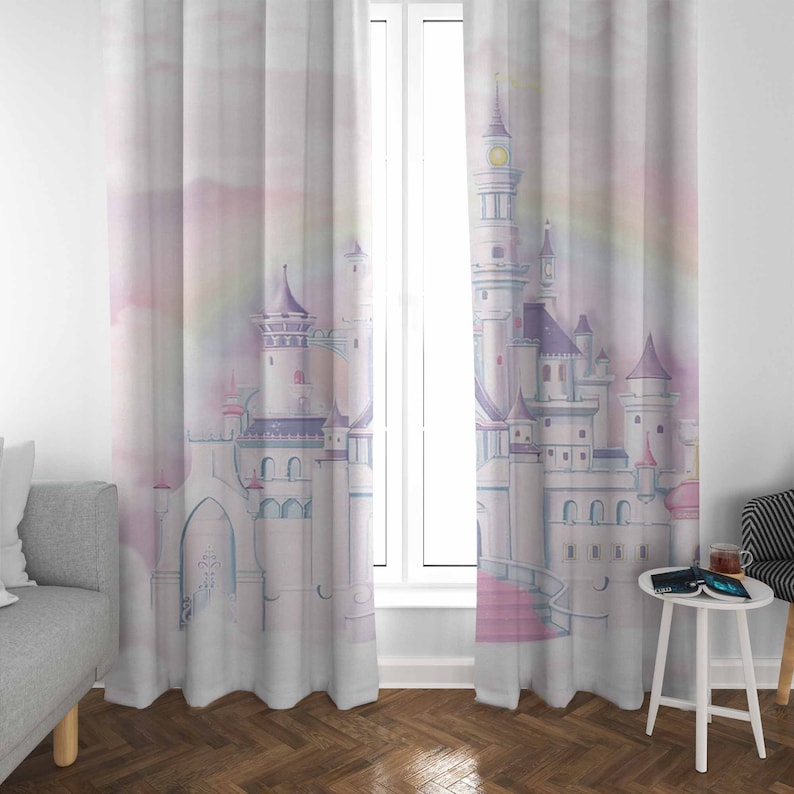 Princess Castle Nursery Curtai - Baby Nursery Blackout Curtains review and price