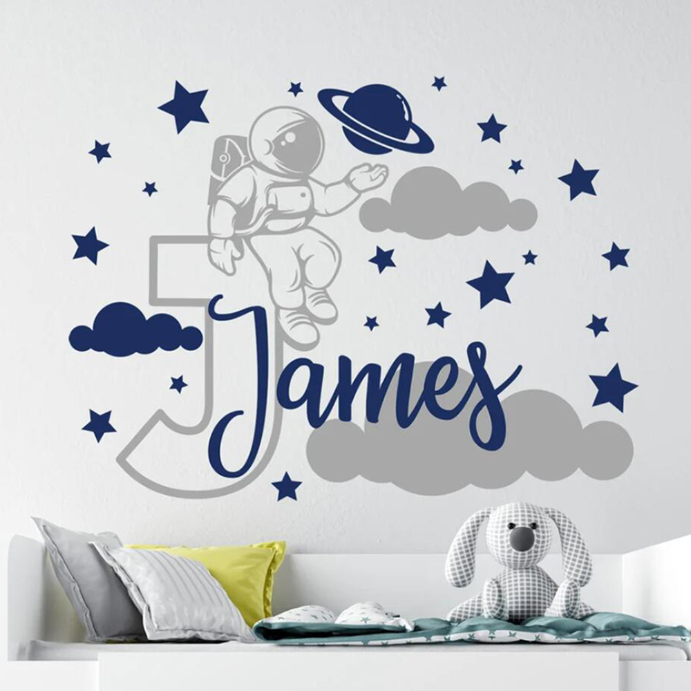 Custom Name Cartoon Space Astr - Baby Nursery Package review and price