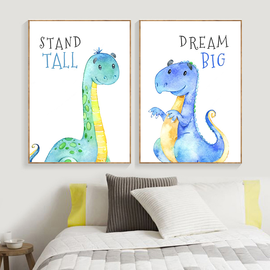 Cartoon Dinosaur Quotes Wall A - Baby Nursery Quotes review and price
