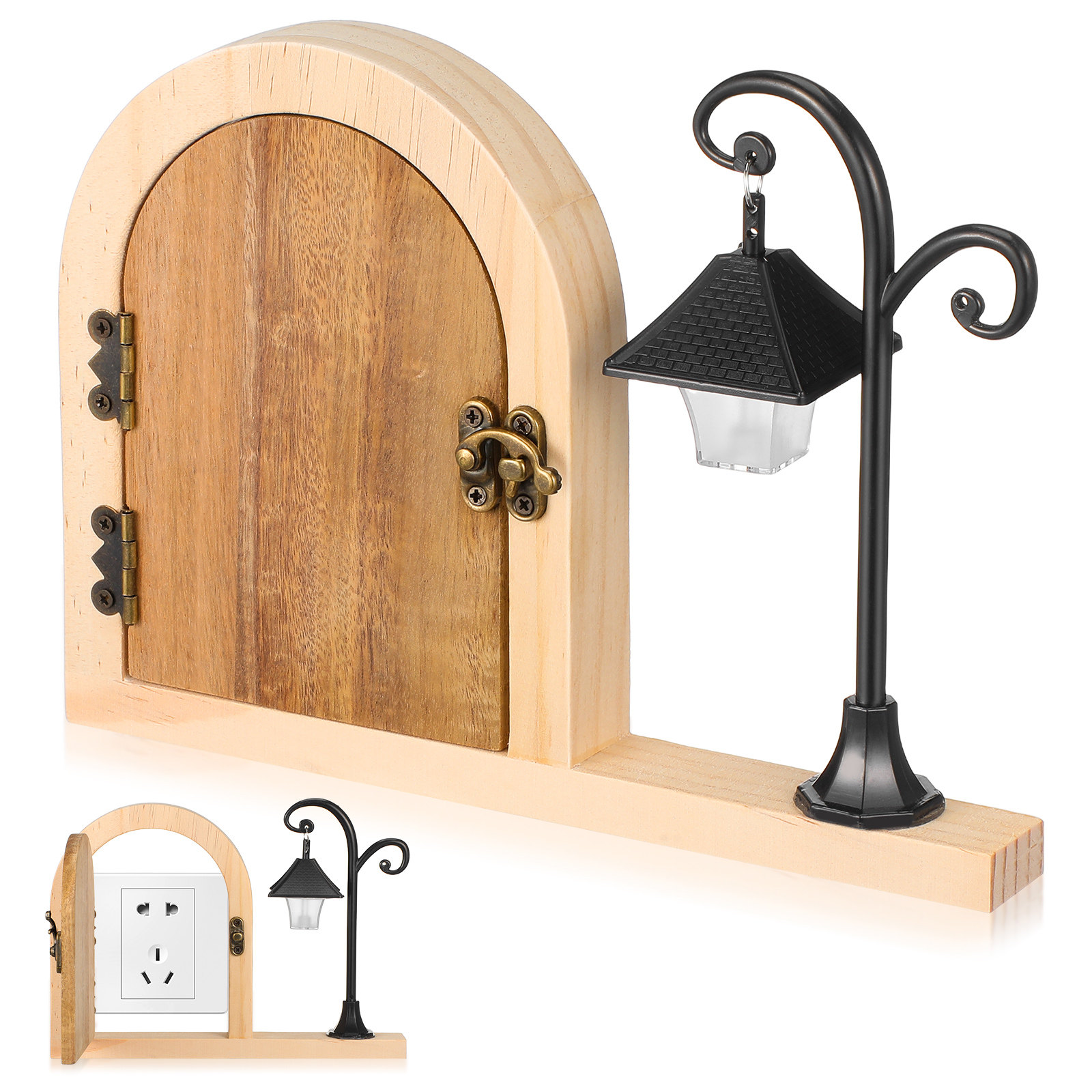 Wooden Fairy Door Outlet Cover - Outlet Cover Childproof review and price