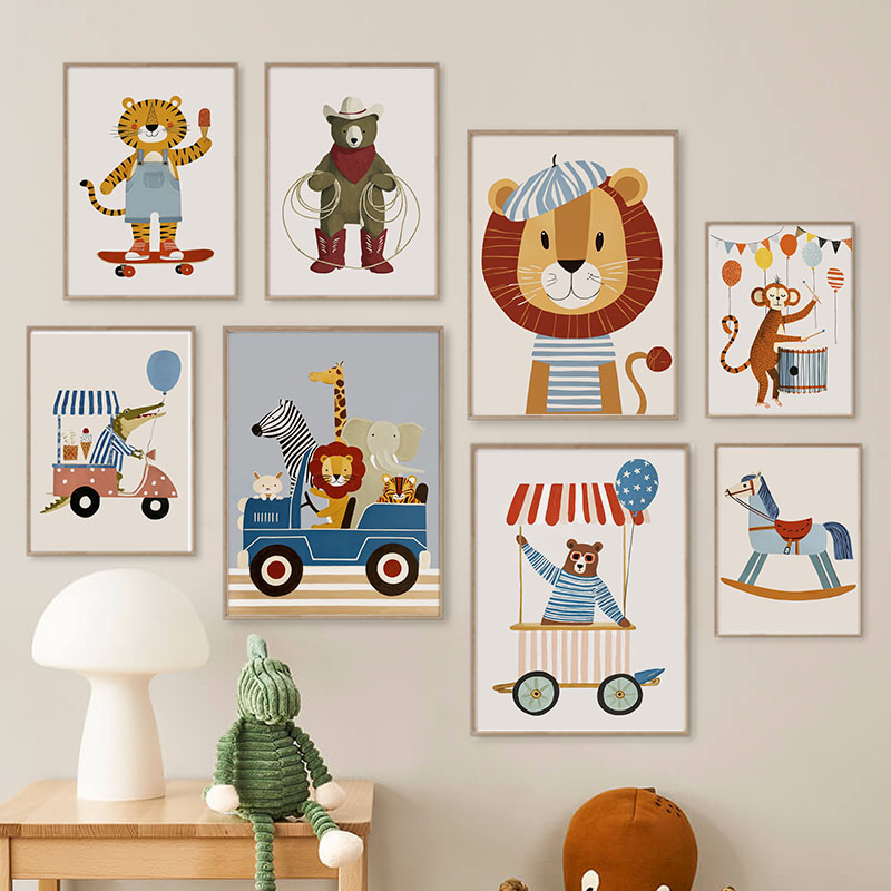 Funny Cartoon Animal Car Ballo - Baby Nursery Things review and price