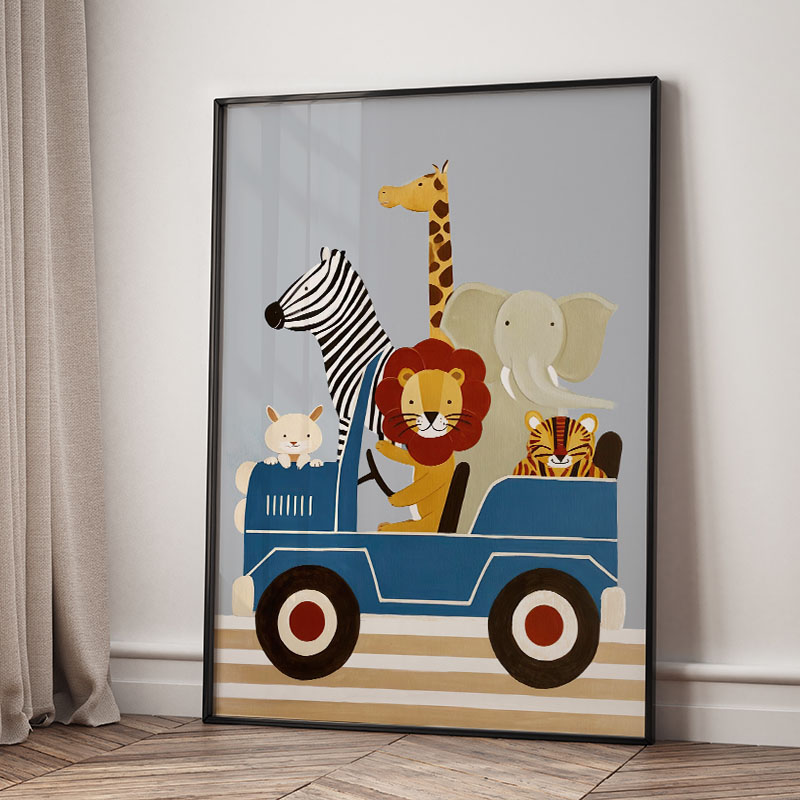 Funny Cartoon Animal Car Ballo - Baby Nursery Things review and price