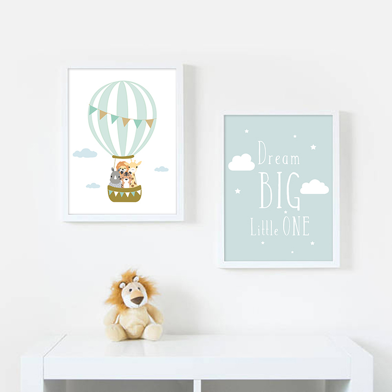 Balloon Moon Nursery Poster Wa - Baby Nursery Quotes review and price