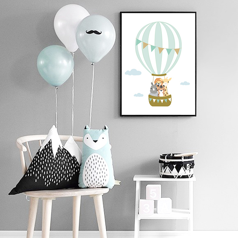 Balloon Moon Nursery Poster Wa - Baby Nursery Quotes review and price