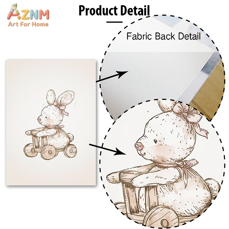 AZNM Vintage Baby Toy Canvas W - Baby Nursery Vintage Decor review and price
